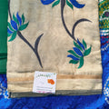 Cream Floral Embroidered Chudithar