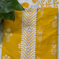 💛 Mustard Yellow Printed Chudithar